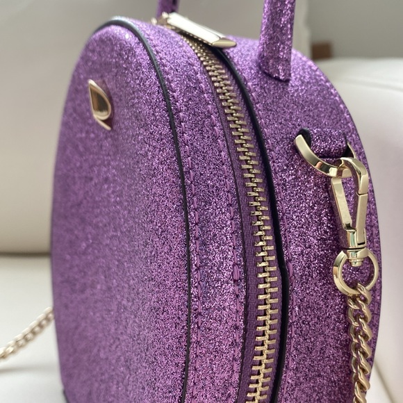 Kate Spade Purple Glitter Bag with Gold Details - Picture 3 of 8
